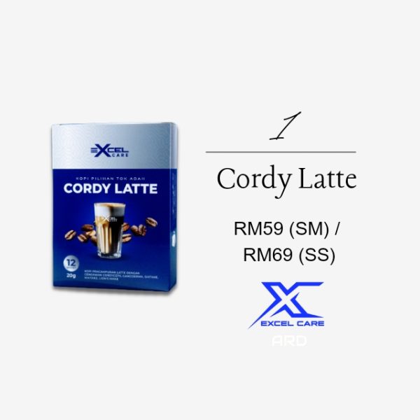 1 Cordy Latte (12 Sachets)