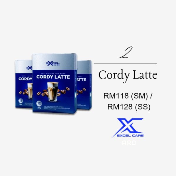 2 Cordy Latte (24 Sachets)