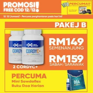 [12.12] 2 CordyC+ Free Mini Sawdaflex & Buku Doa Harian