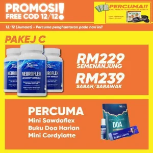 [12.12] 3 Neuroflex Free Mini Sawdaflex , Buku Doa Harian & Mini CordyLatte