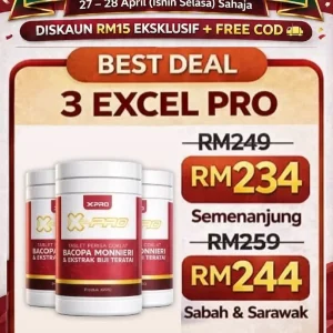 [48Jam Promo April 27&28-04-2026] 3 Excel Pro