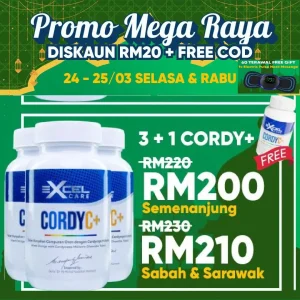 [Promo Mega Raya 24&25-03-2026] 3+1 CordyC+