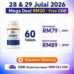 [Mega Diskaun RM20 & Free COD 28 & 29-07-2026] 1 Cordy+