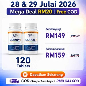 [Mega Diskaun RM20 & Free COD 28 & 29-07-2026] 2 Cordy+