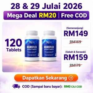 [Mega Diskaun RM20 & Free COD 28 & 29-07-2026] 2 Neuroflex
